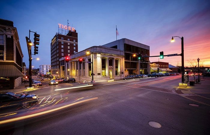 downtown columbia mo