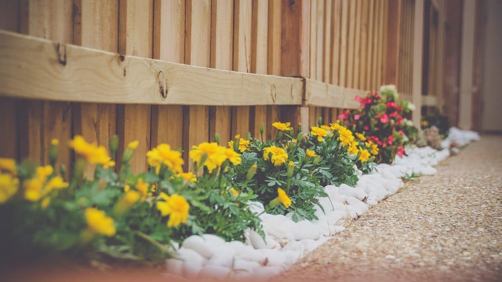 increase curb appeal floral fencing
