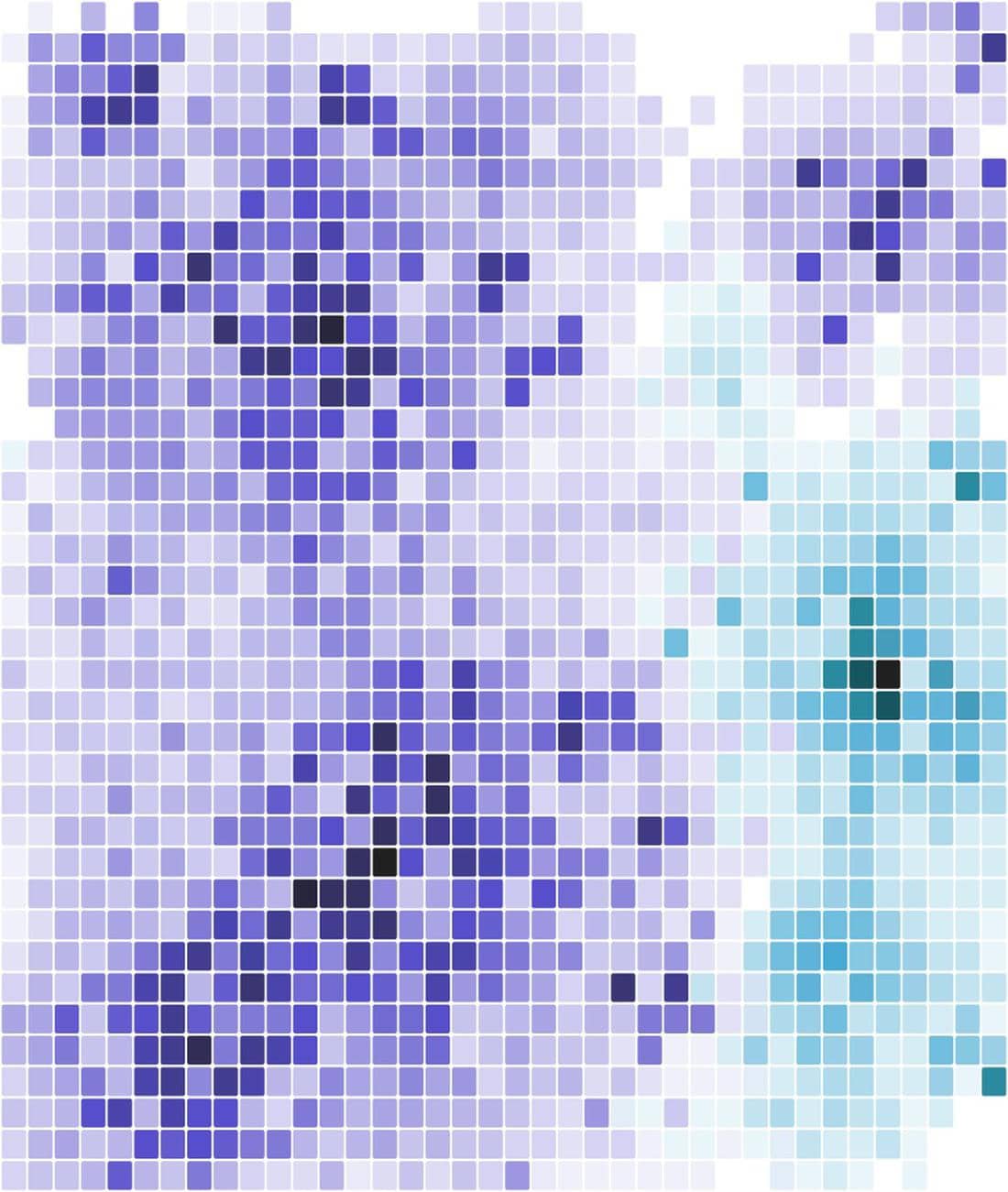 random color tiles backsplash